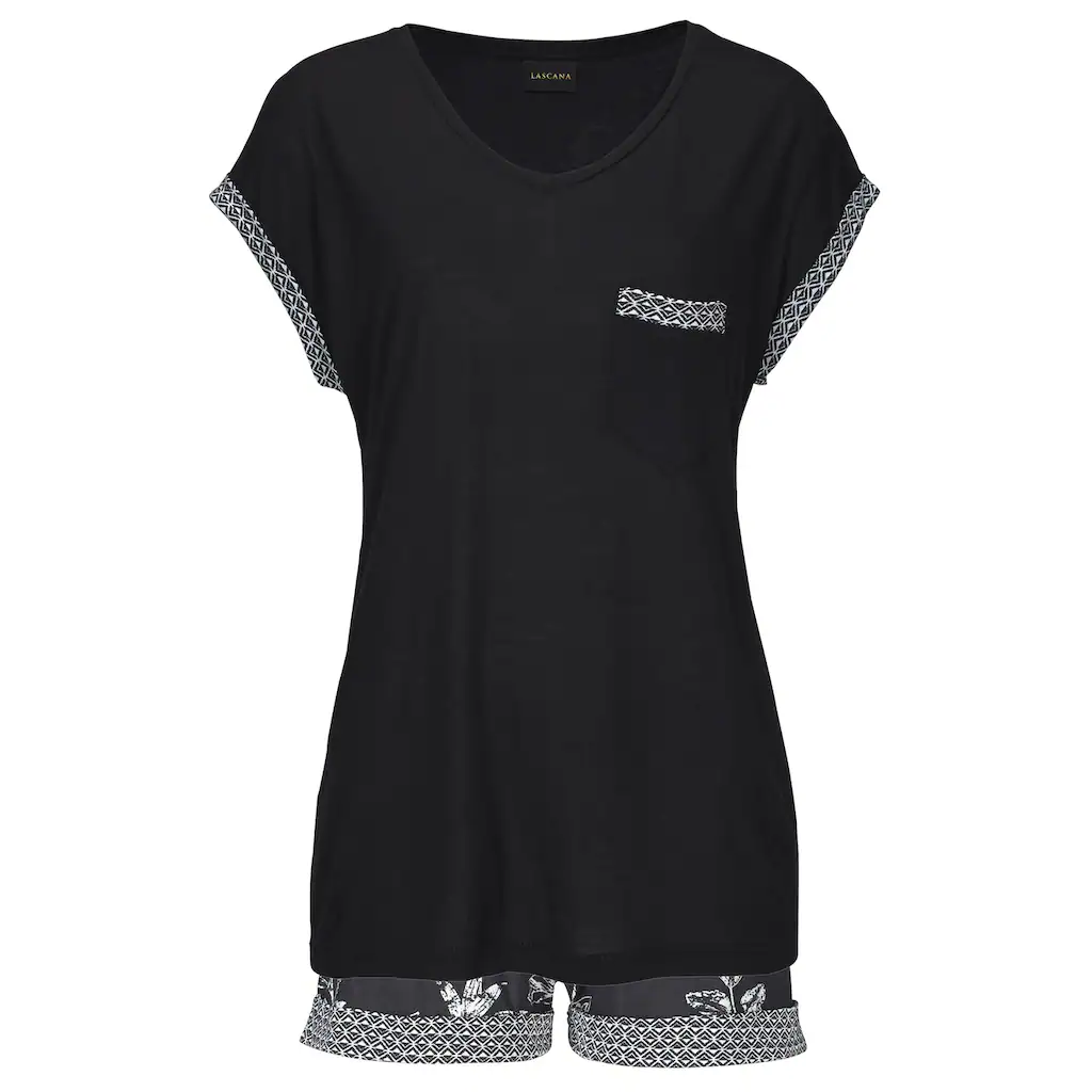 LASCANA Shorty Mit Kontrastpasse Online Kaufen