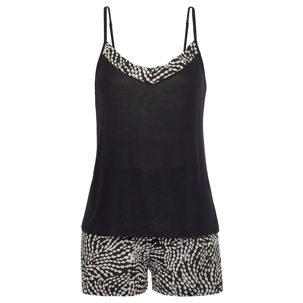 LASCANA Shorty (Set 2 Tlg.) Mit Gemusterten Details Bestellen