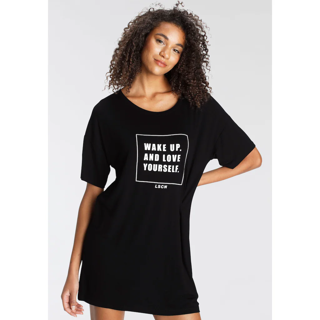 LASCANA Sleepshirt in locker sitzendem Schnitt ▷ für