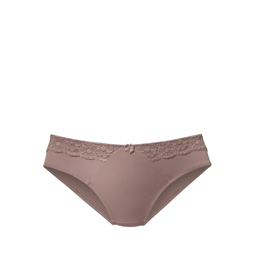 LASCANA Slip Mit Elegantem Spitzeneinsatz Online Kaufen