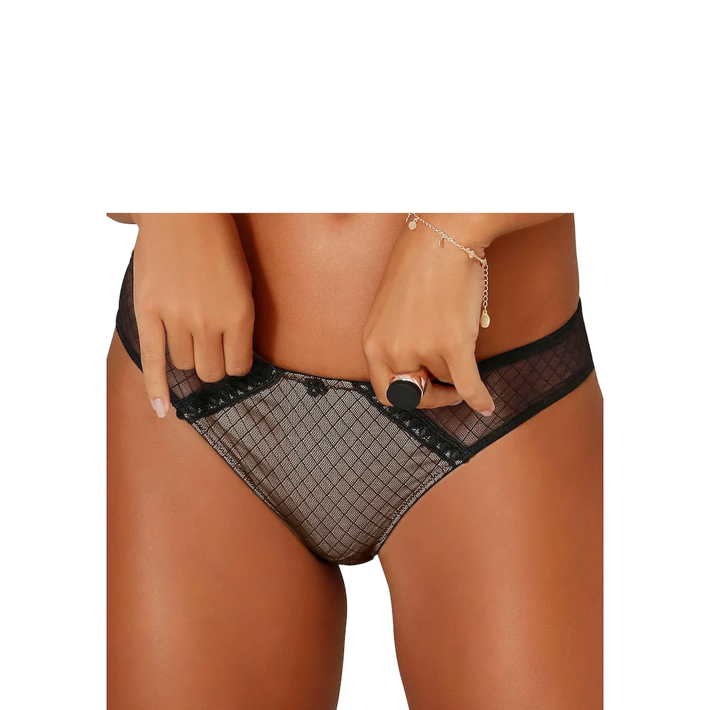 LASCANA Slip mit hübscher grafischer Spitze online kaufen