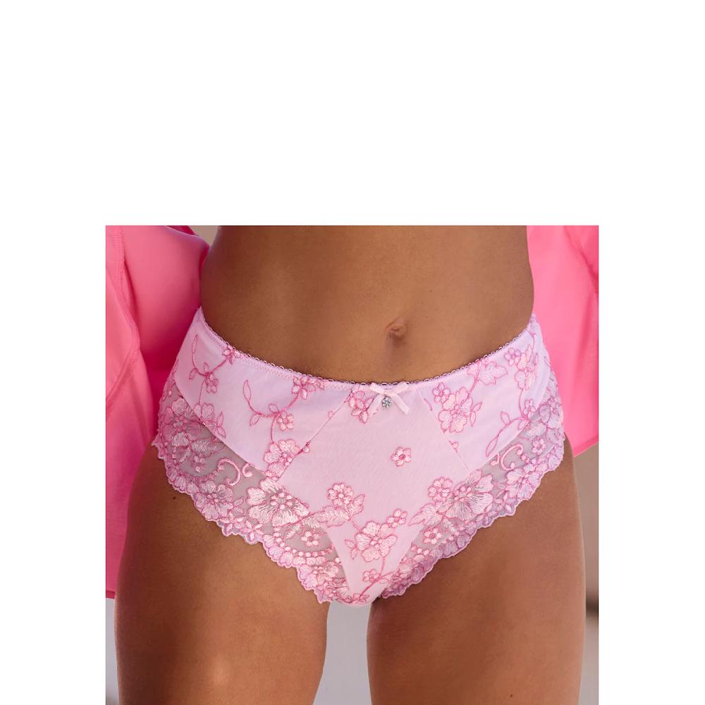 LASCANA Slip »Wanda« in abdeckender Schnittform und Stickerei Spitze ▷ für