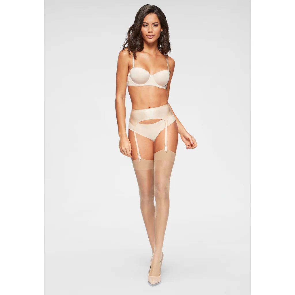 LASCANA Strapsstrümpfe (Packung 2 Paar) Silikonfreie Strumpfränder Kaufen