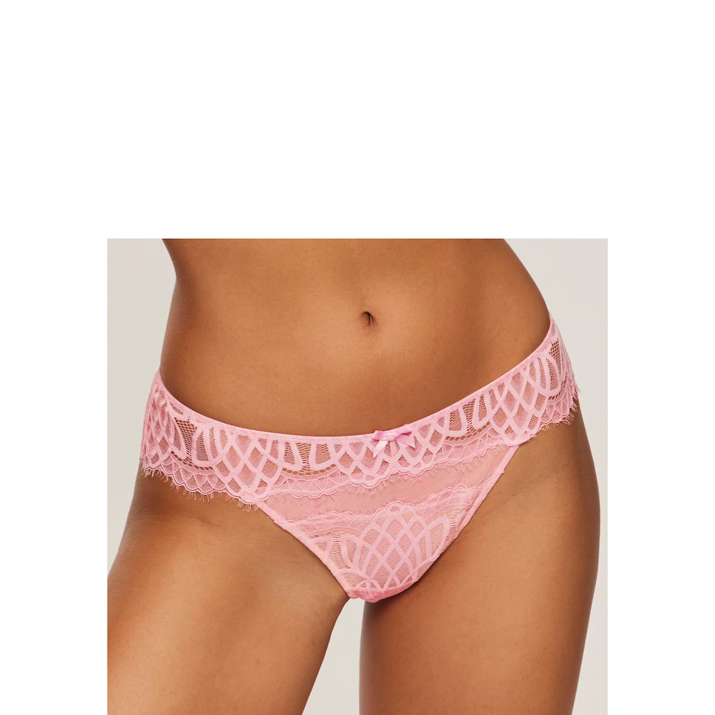 LASCANA String »Cara« aus dezent transparenter Spitze anteilig aus recyceltem Material ▷ für