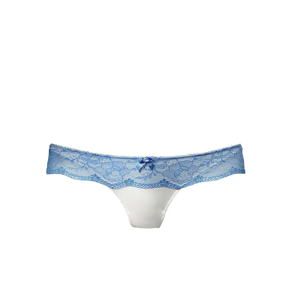LASCANA String Mit Breitem Bund Aus Blumiger Spitze Dessous Bestellen