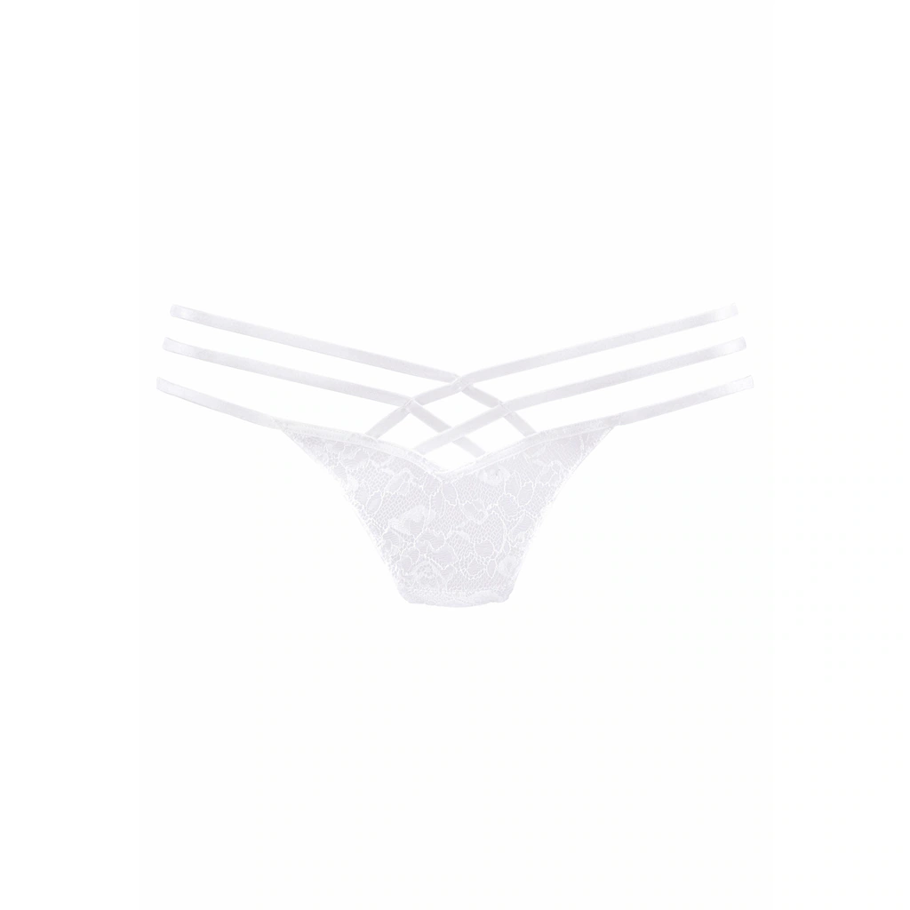 LASCANA String Mit Dekorativer Bänderoptik ▷ Für