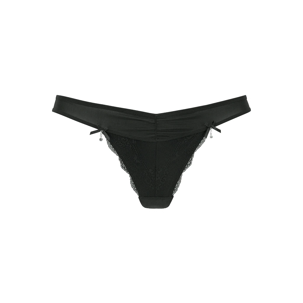 LASCANA String Mit Spitzeneinsatz Vorne Online Kaufen
