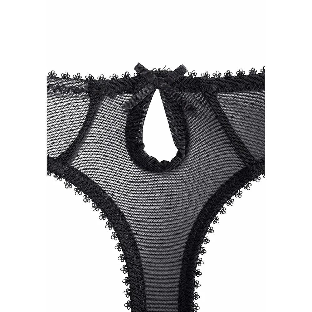 LASCANA String-Ouvert Mit Aufgesetzen Blüten Online Kaufen