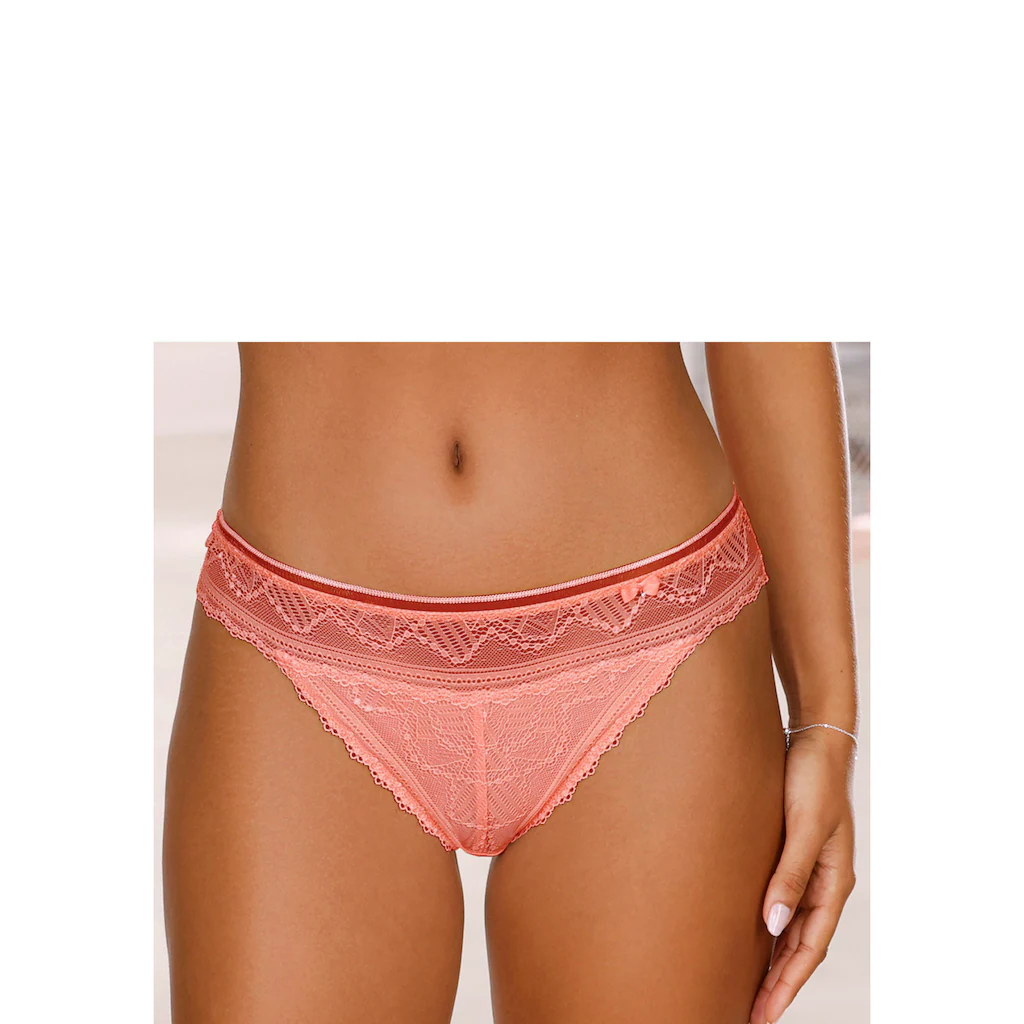 LASCANA String »Tiziana« mit anteilig recycelter Spitze bestellen