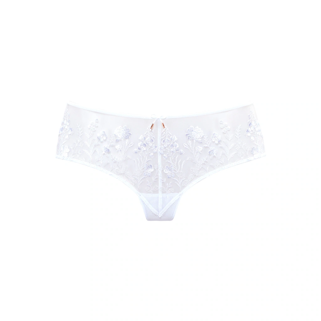 LASCANA Stringpanty »Maria« Mit Bunten Blumen Aus Stickereispitze