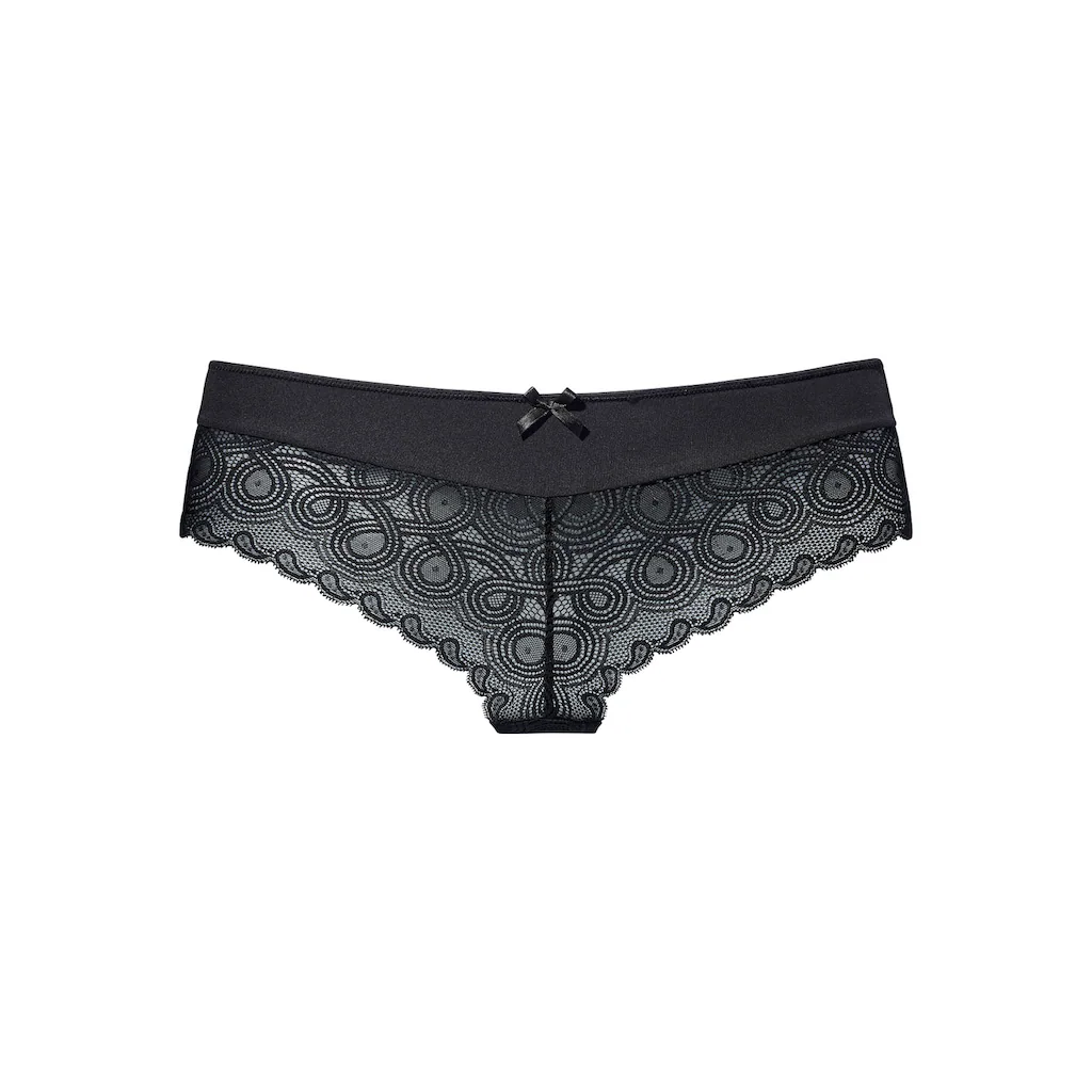 LASCANA Stringpanty Mit Extravaganter Spitze Und Zierschleife
