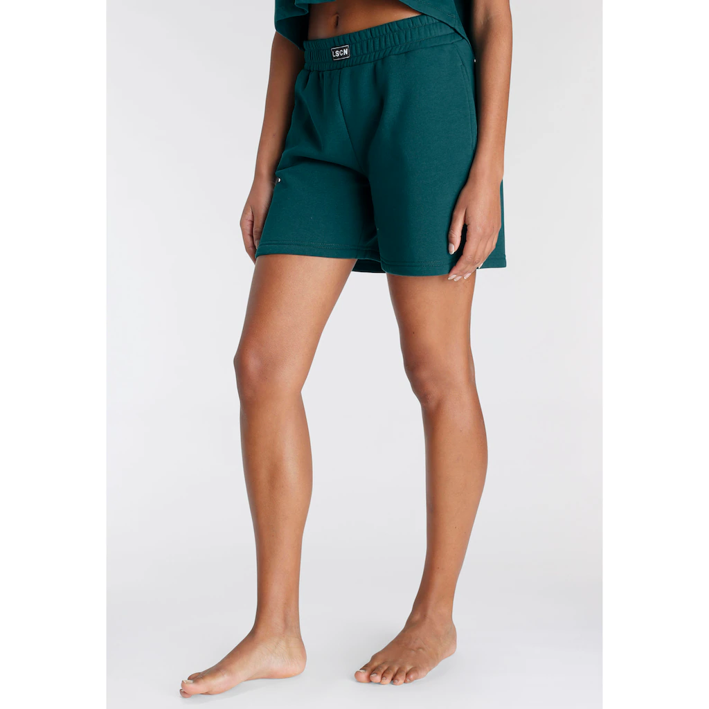 LASCANA Sweathose mit geripptem Hosenbund Loungewear Loungeanzug