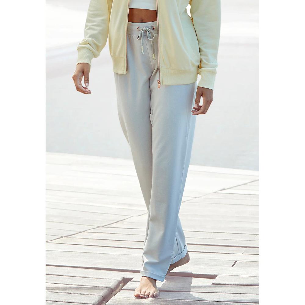 LASCANA Sweathose mit seitlichen Eingrifftaschen Loungeanzug