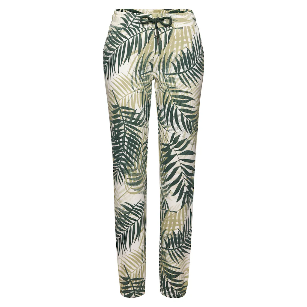 LASCANA Sweatpants (1 Tlg.) Loungehose Mit Allover-Druck Loungewear