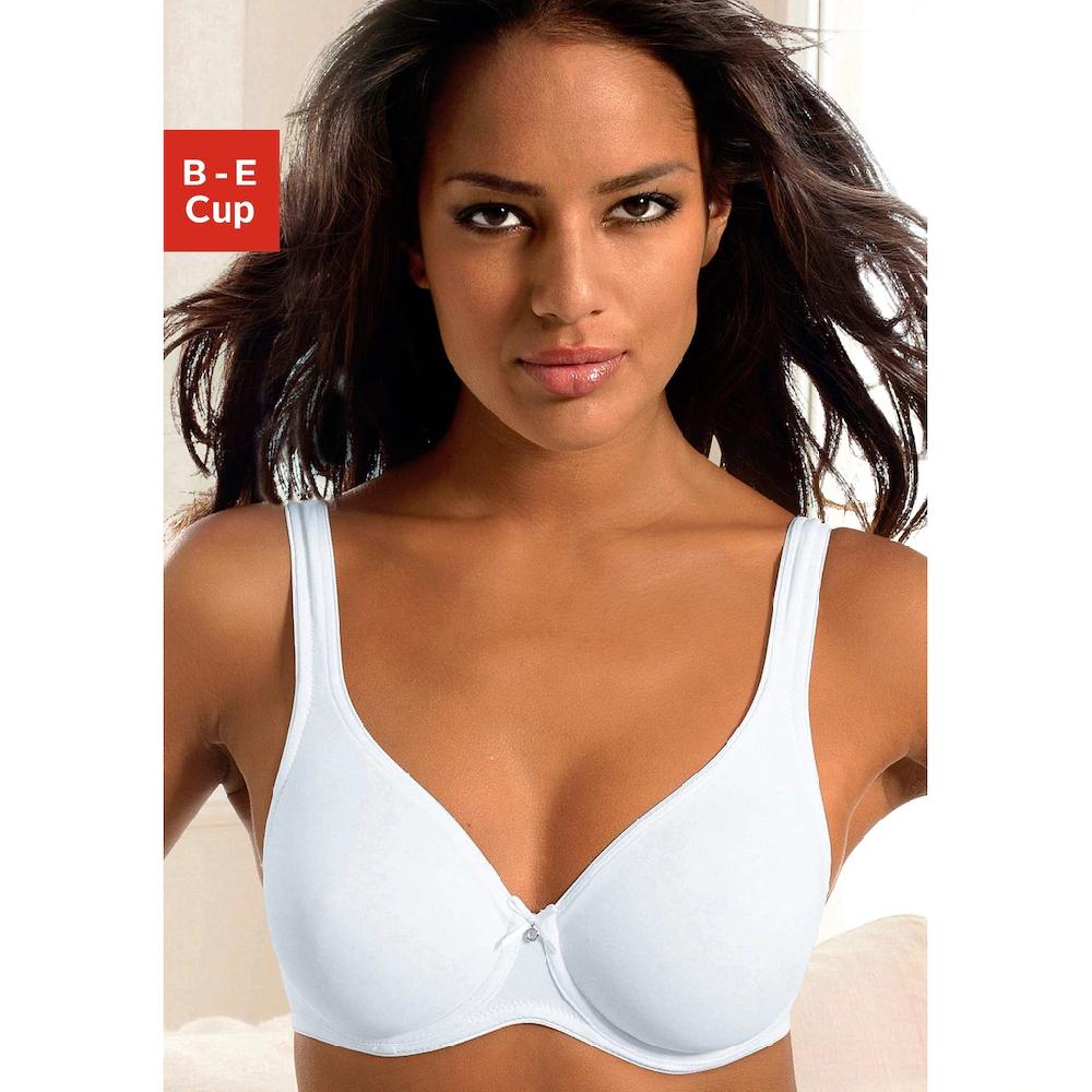 LASCANA T-Shirt-BH »perfect basic« mit Bügel und ungefütterten Cups aus seidiger Microfaser kaufen