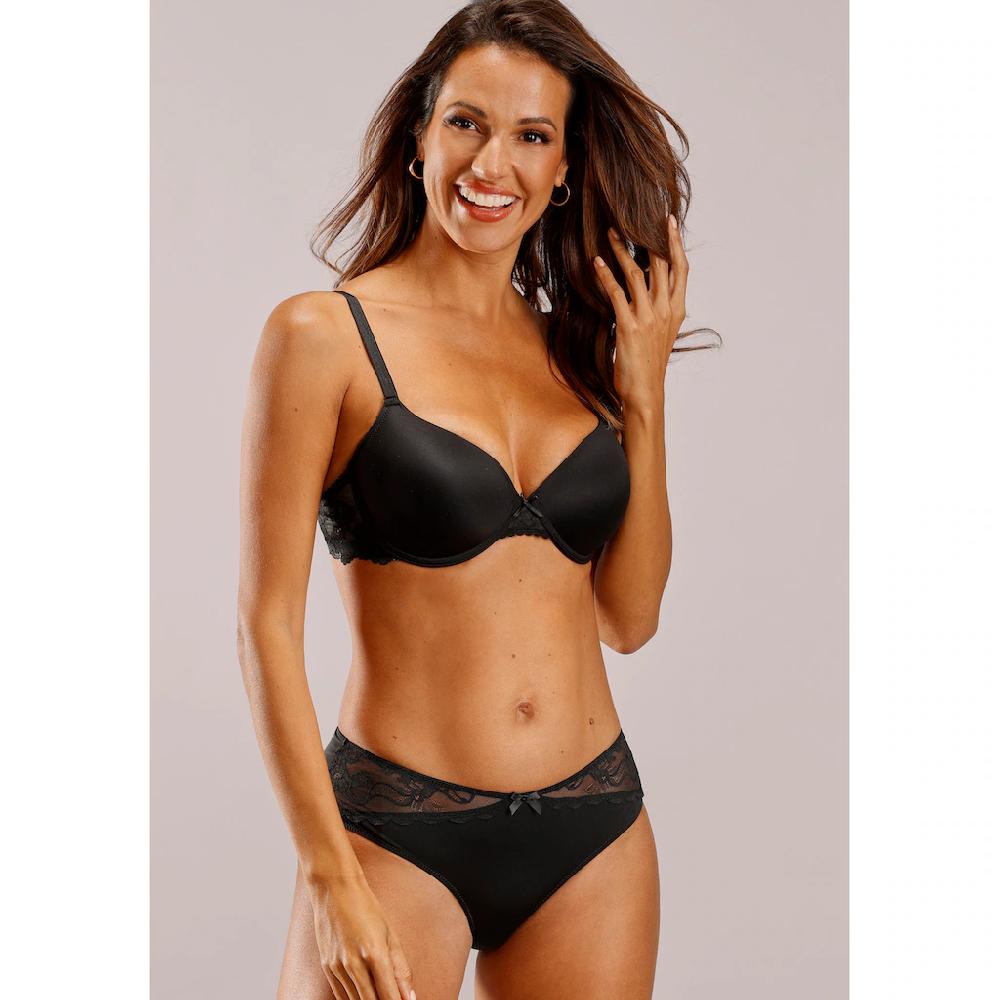 LASCANA Tanga »Vittoria« Mit Spitzeneinsätzen Online Kaufen