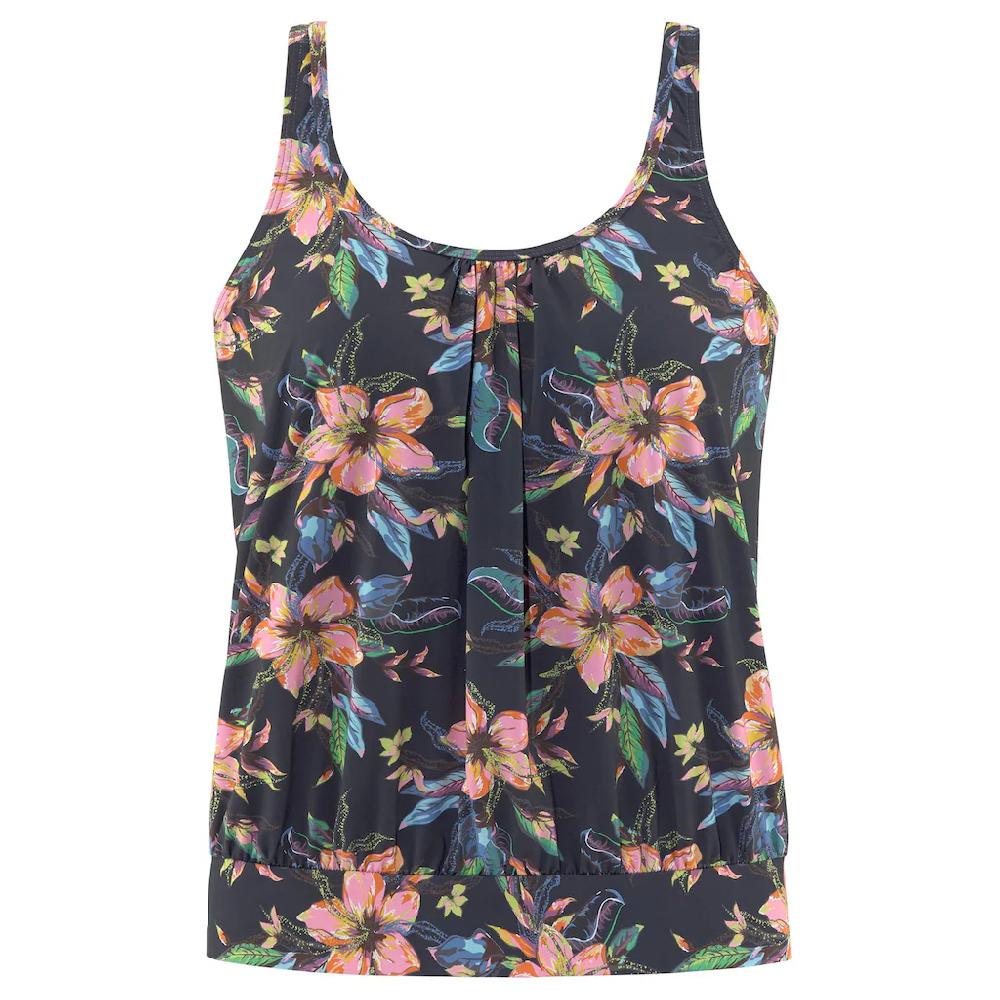LASCANA Tankini-Top »Malia« Mit Lockerem Schnit Und Tropischem Print Online Bestellen