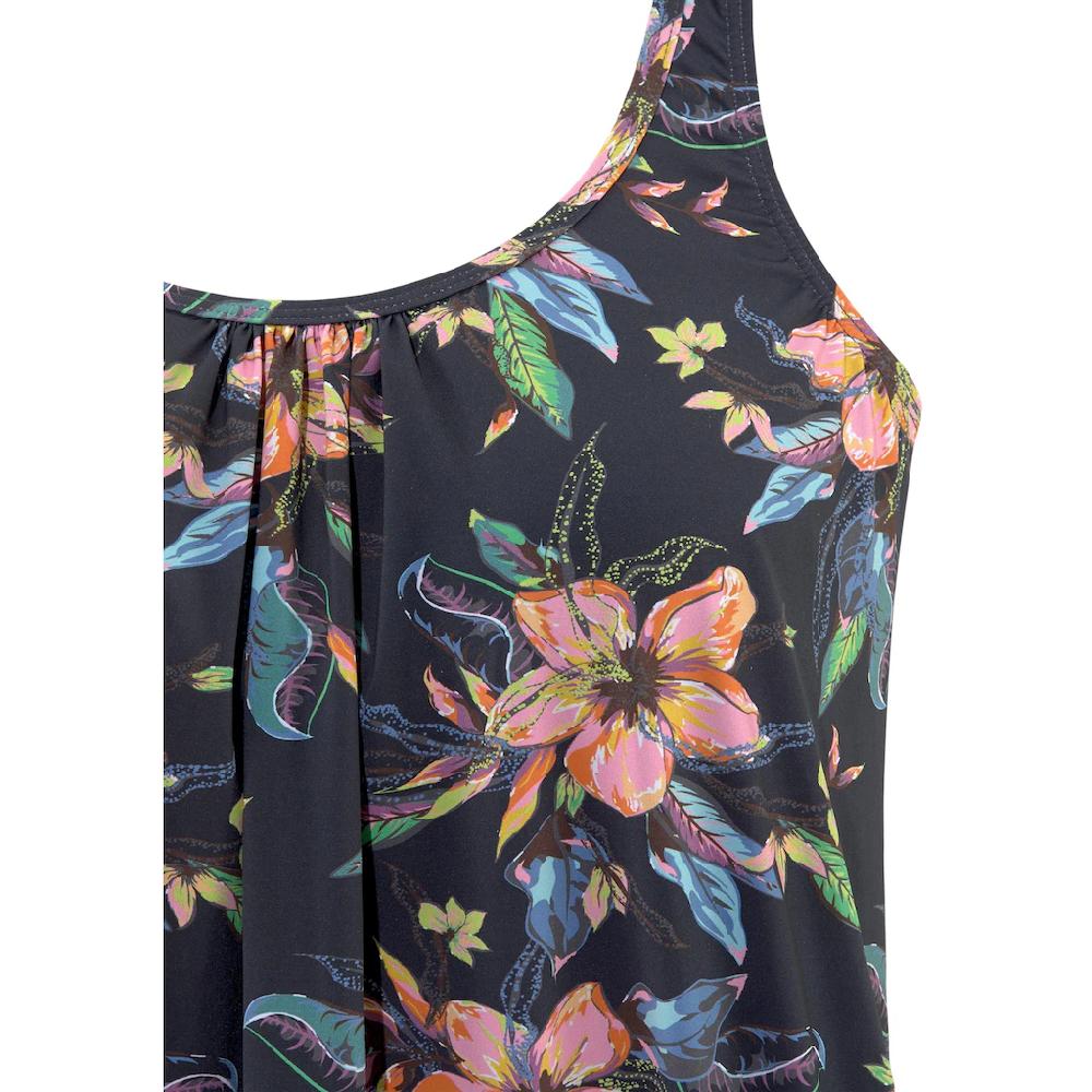 LASCANA Tankini-Top »Malia« Mit Lockerem Schnit Und Tropischem Print Online Bestellen