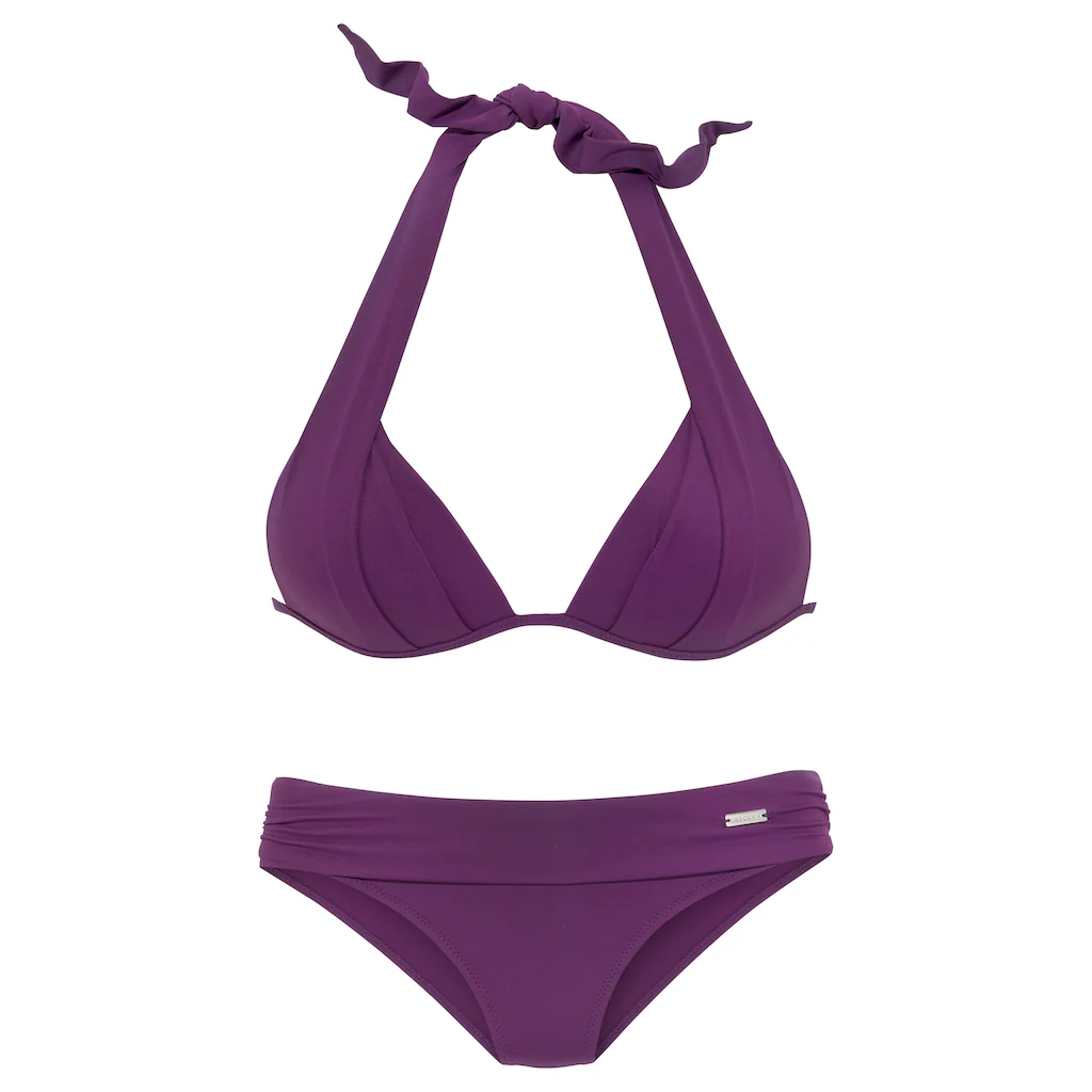 LASCANA Triangel-Bikini Im Nacken Zu Binden Wattierte Cups Mit Eingearbeiteten Kissen Online Kaufen