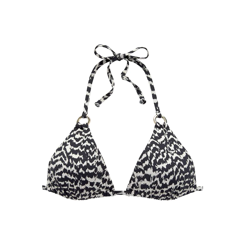 LASCANA Triangel-Bikini-Top »Clara« Mit Goldfarbenen Ringen Bestellen