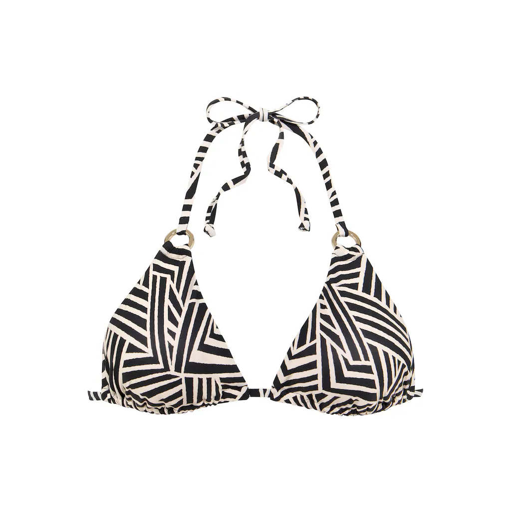 LASCANA Triangel-Bikini-Top »Cleo« Mit Geometrischem Druck Kaufen