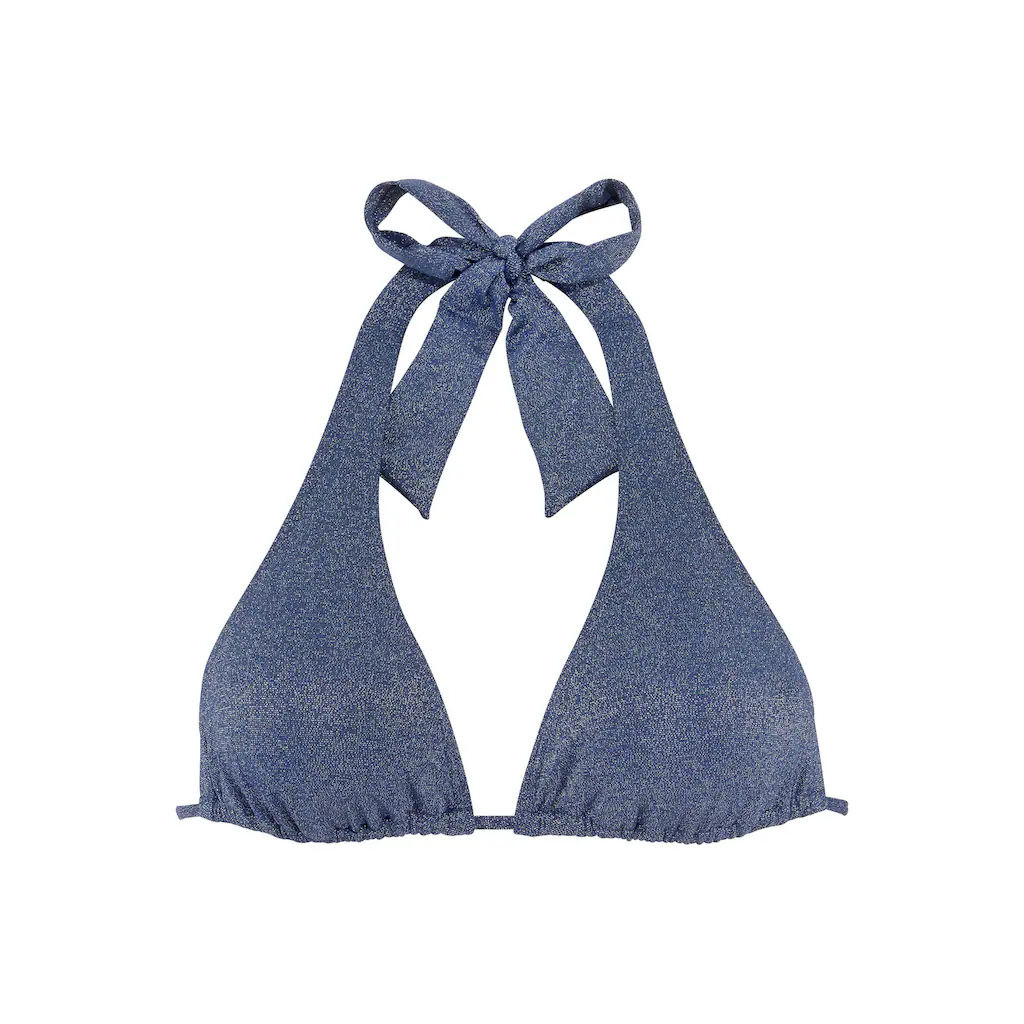 LASCANA Triangel-Bikini-Top »Glitter« Mit Tollem Glitzereffekt