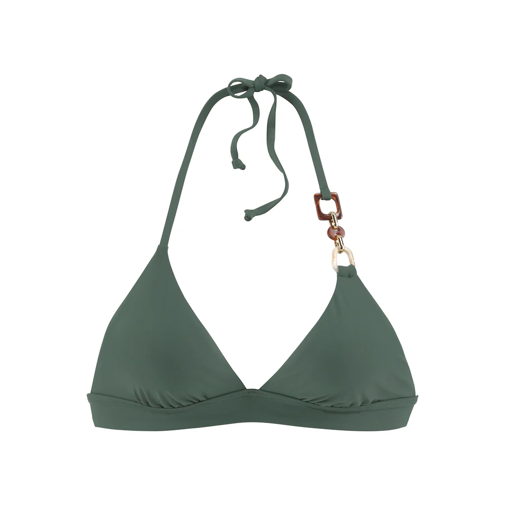 LASCANA Triangel-Bikini-Top »Yves« Mit Edlen Zieraccessoires Bestellen