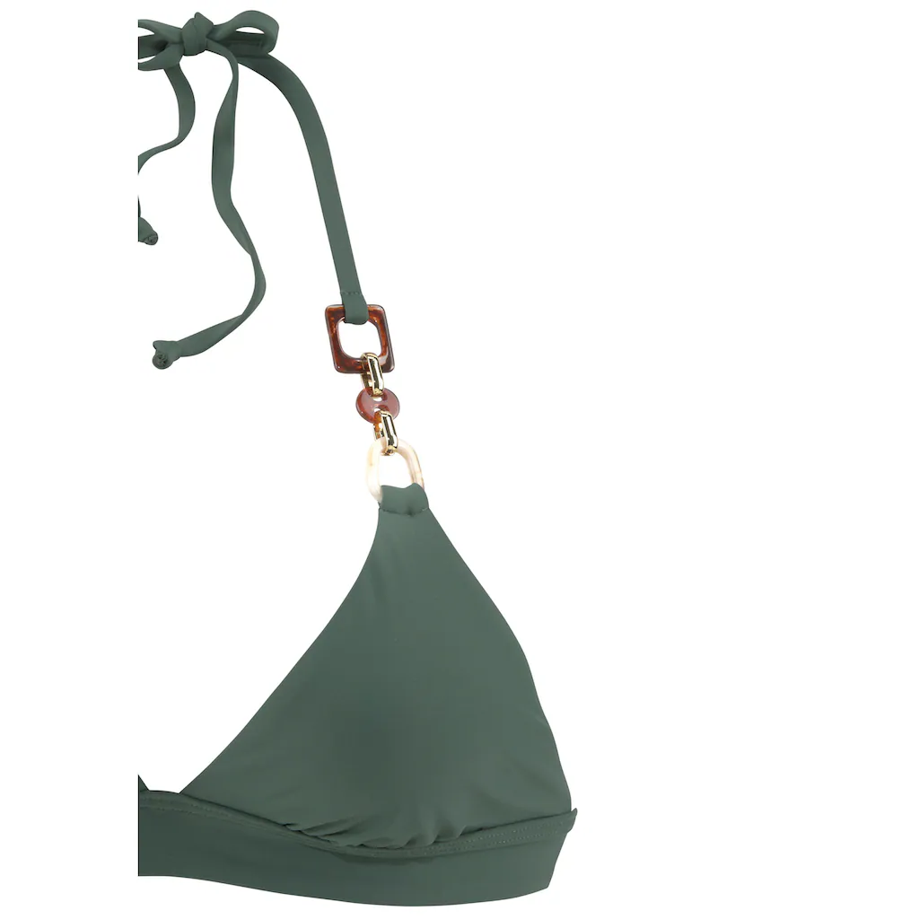 LASCANA Triangel-Bikini-Top »Yves« Mit Edlen Zieraccessoires Bestellen