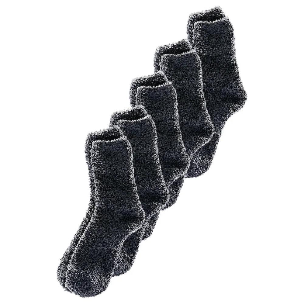 Lavana Kuschelsocken (Packung 5 Paar) Ideal Als Hausschuhersatz Online Bestellen