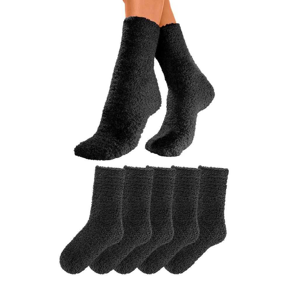Lavana Kuschelsocken (Packung 5 Paar) Ideal Als Hausschuhersatz Online Bestellen