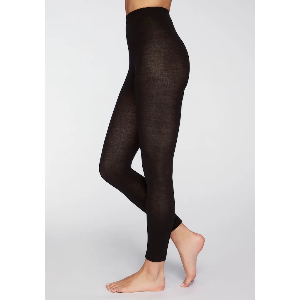 Lavana Strickstrumpfleggings Mit Hohem Wollanteil ▷ Für