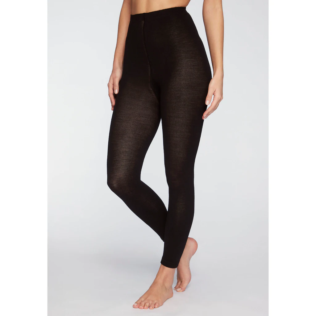 Lavana Strickstrumpfleggings mit hohem Wollanteil ▷ für