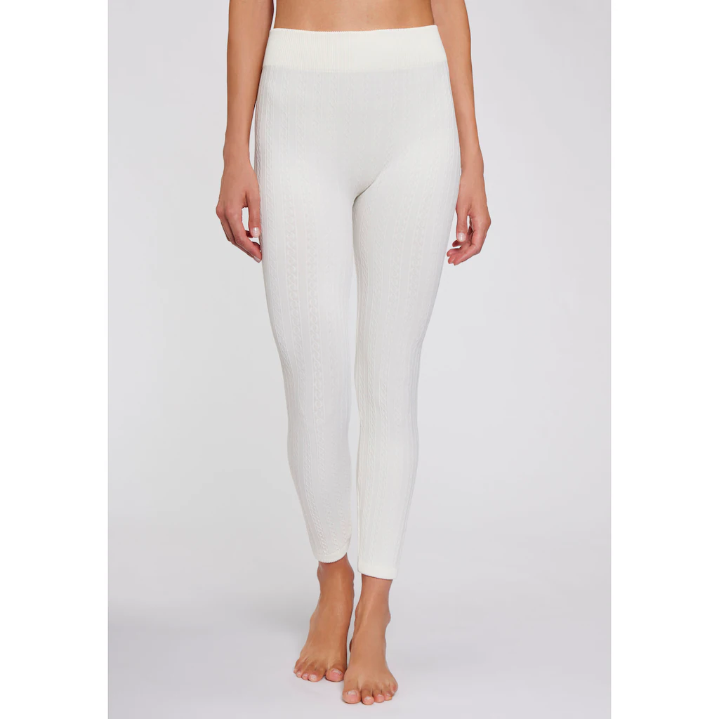 Lavana Strickstrumpfleggings »Thermo« Mit Zopfmuster Und Innen Weich Angeraut Bestellen