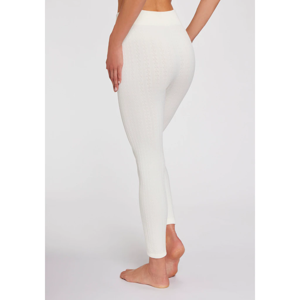 Lavana Strickstrumpfleggings »Thermo« Mit Zopfmuster Und Innen Weich Angeraut Bestellen