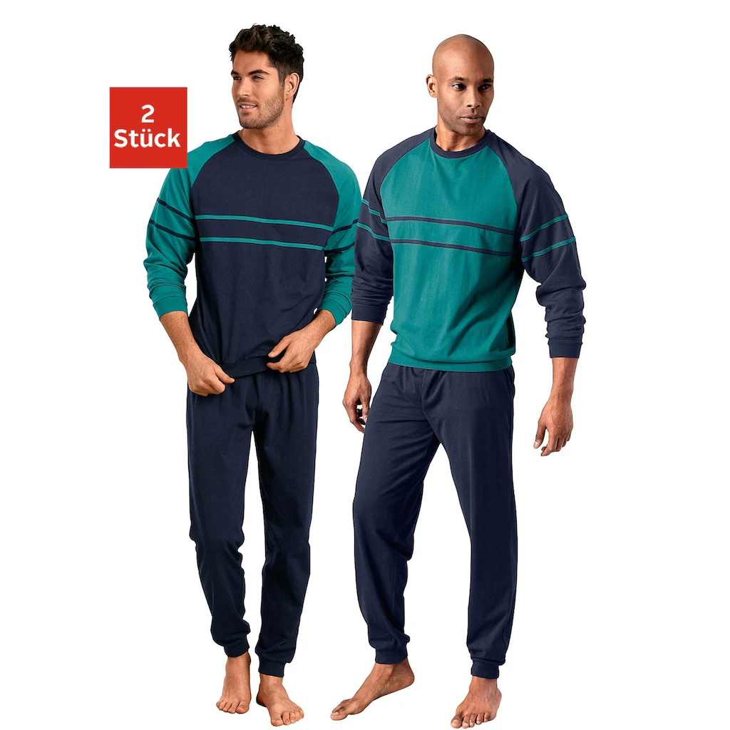 le jogger® Pyjama (2-tlg.) mit elastischem Bund online kaufen