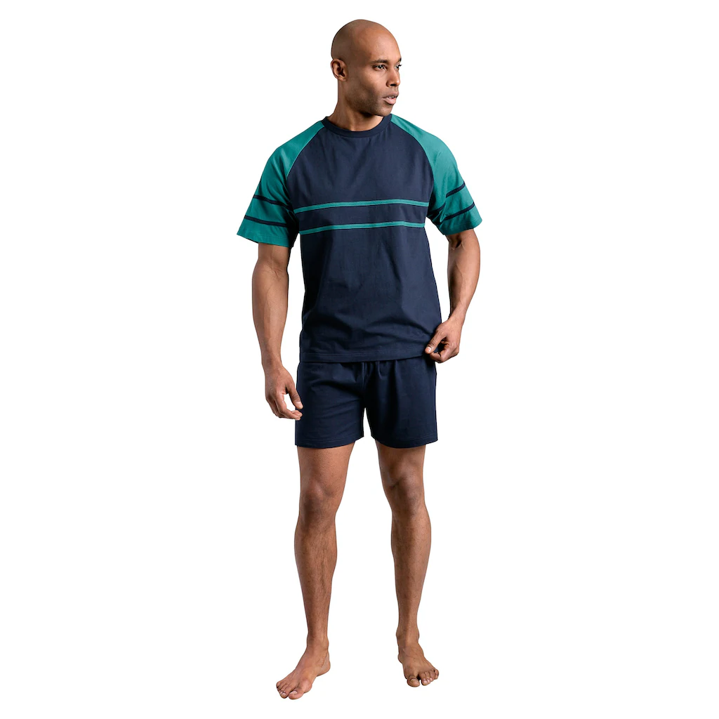 Le Jogger® Pyjama (Packung 4 Tlg. 2 Stück) Mit Aufgesetzten Streifen Bestellen