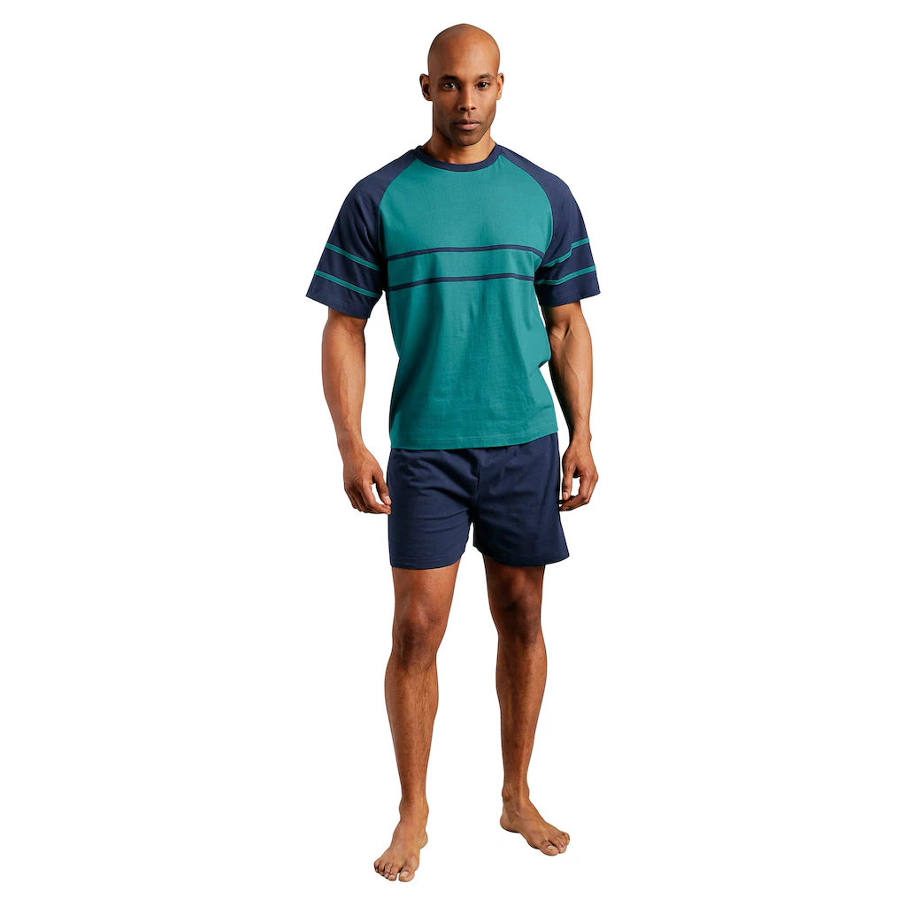 Le Jogger® Pyjama (Packung 4 Tlg. 2 Stück) Mit Aufgesetzten Streifen Bestellen