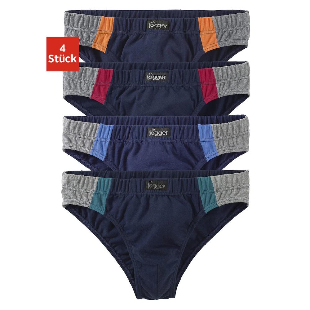 le jogger® Slip (4 Stück) mit farbigen Einsätzen online kaufen