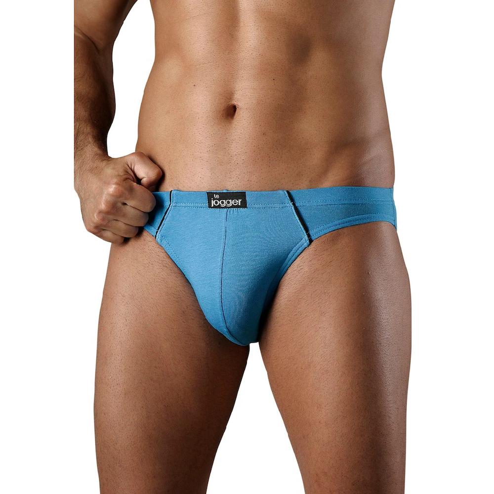 Le Jogger® Slip »Minislip« (Packung 8 St.) Knappe Form Schöne Farben Mit Kontrastfarbenen Pipings ▷ Für