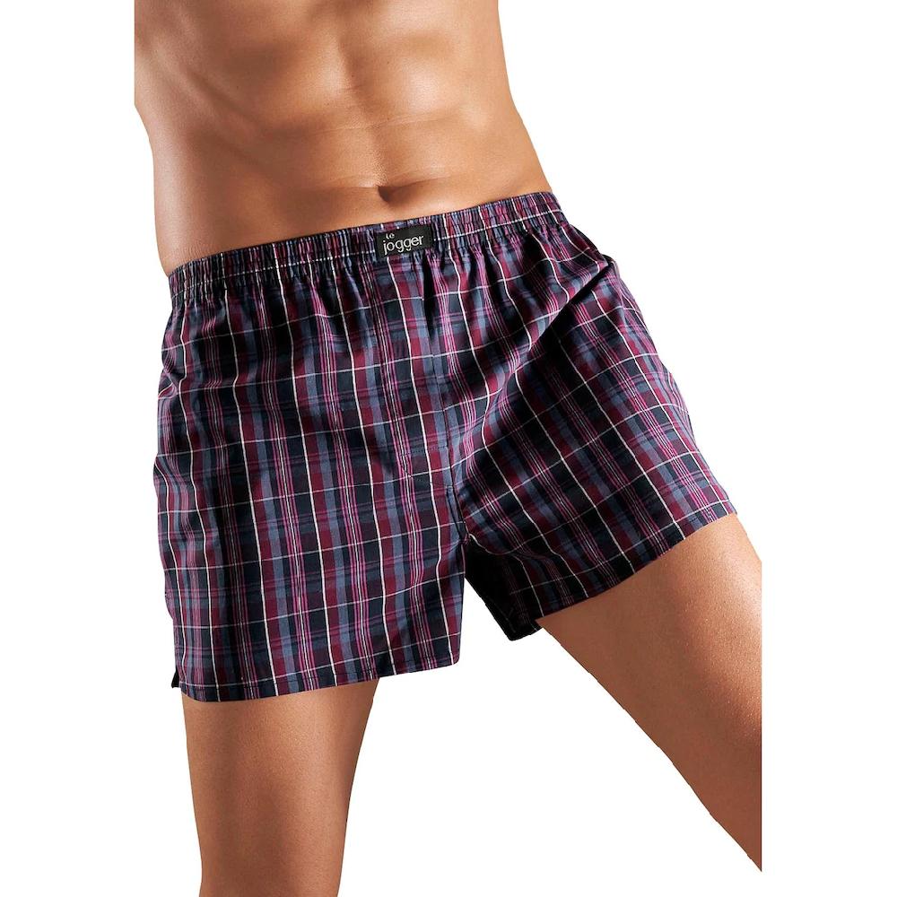Le Jogger® Webboxer (Packung 3 St.) Aus Reiner Baumwolle ▷ Für