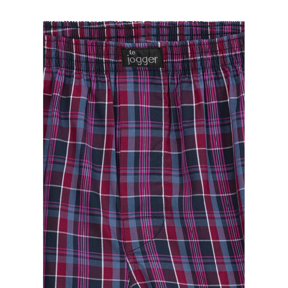 Le Jogger® Webboxer (Packung 3 St.) Aus Reiner Baumwolle ▷ Für