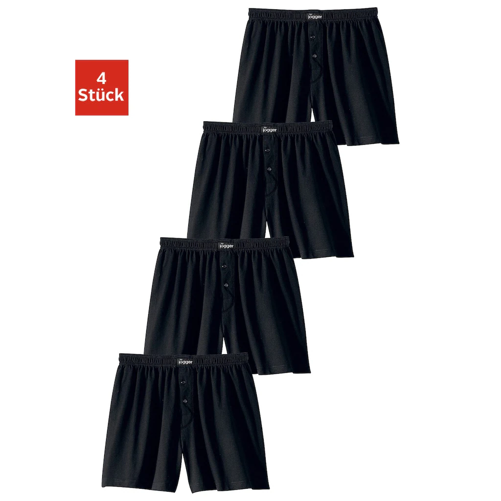 le jogger® Weiter Boxer (Packung 4 St.) aus angenehm weicher Baumwoll-Qualität bestellen