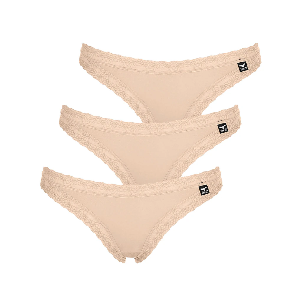 like it String »3er Pack Damen String Olivia« (Spar-Pack 3 Stück St.) online kaufen