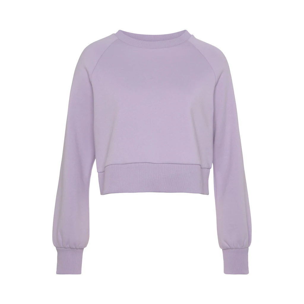 LSCN By LASCANA Sweatshirt Mit Ziernähten Loungeanzug