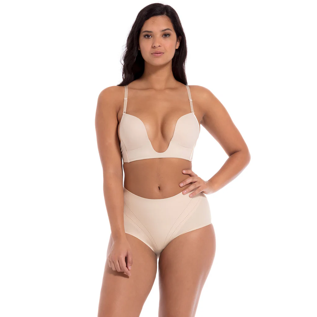 MAGIC Bodyfashion Bügelloser BH »V-Bra« Extrem Tief Fallender Ausschnitt Und Extra Tiefer Rücken ▷ Für