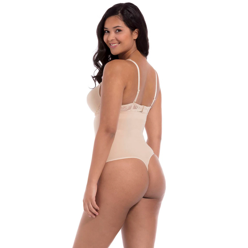 MAGIC Bodyfashion Shapingstring »High Waist Comfort Thong« Silikonbesatz An Der Oberseite Verhindert Ein Einrollen Online Bestellen
