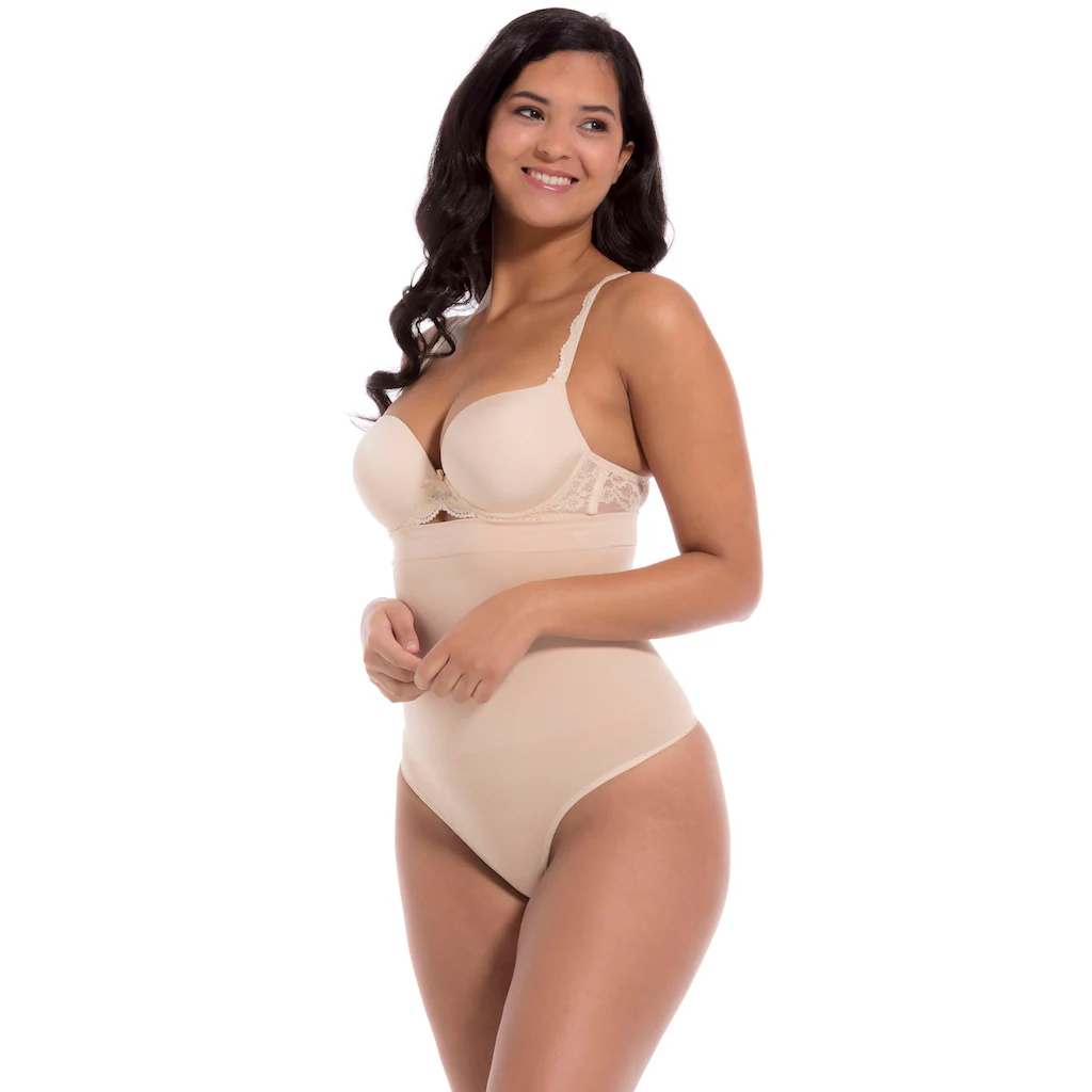 MAGIC Bodyfashion Shapingstring »High Waist Comfort Thong« Silikonbesatz an der Oberseite verhindert ein Einrollen online bestellen