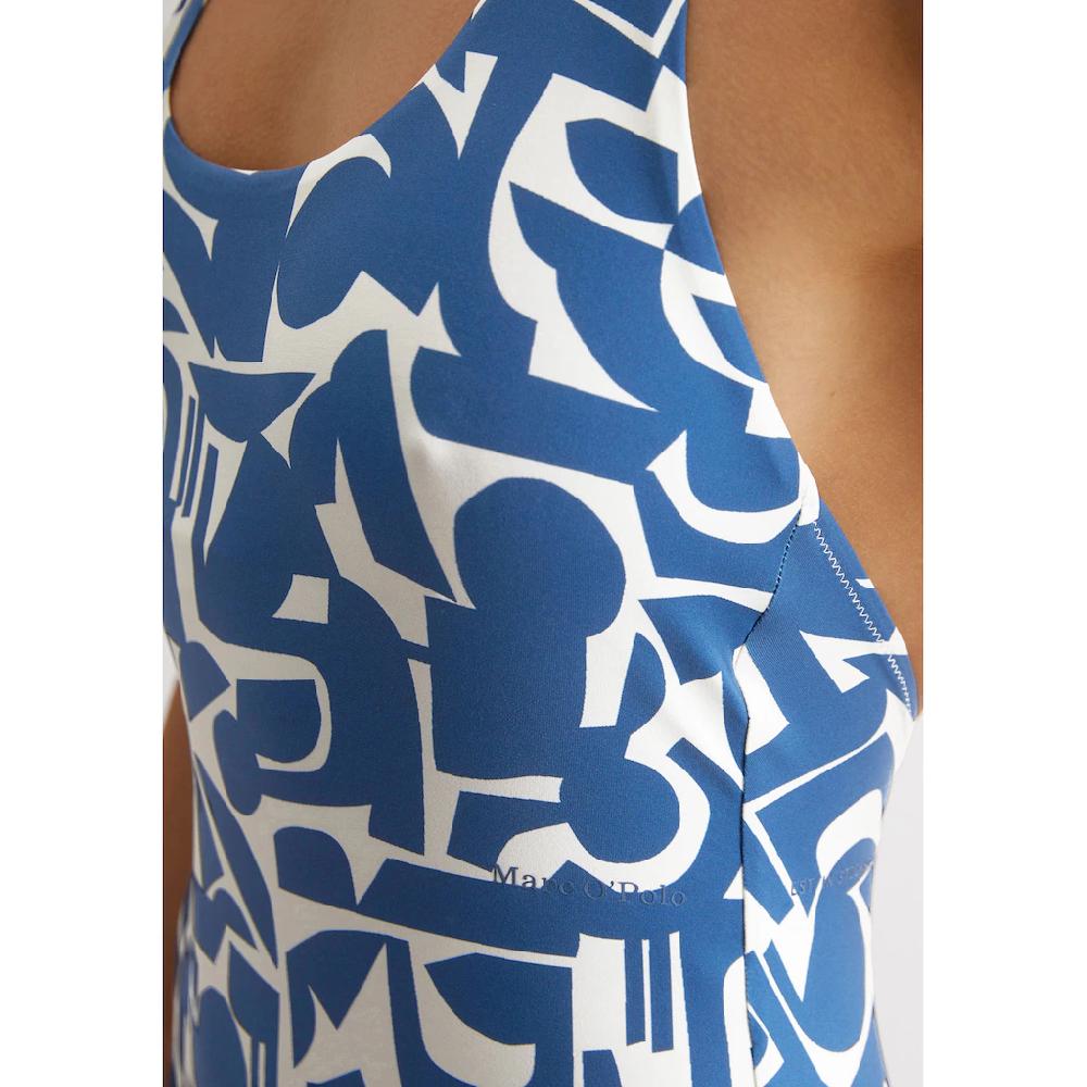 Marc O'Polo Badeanzug »Geo Print« Mit Modernem Halterneck-Stil