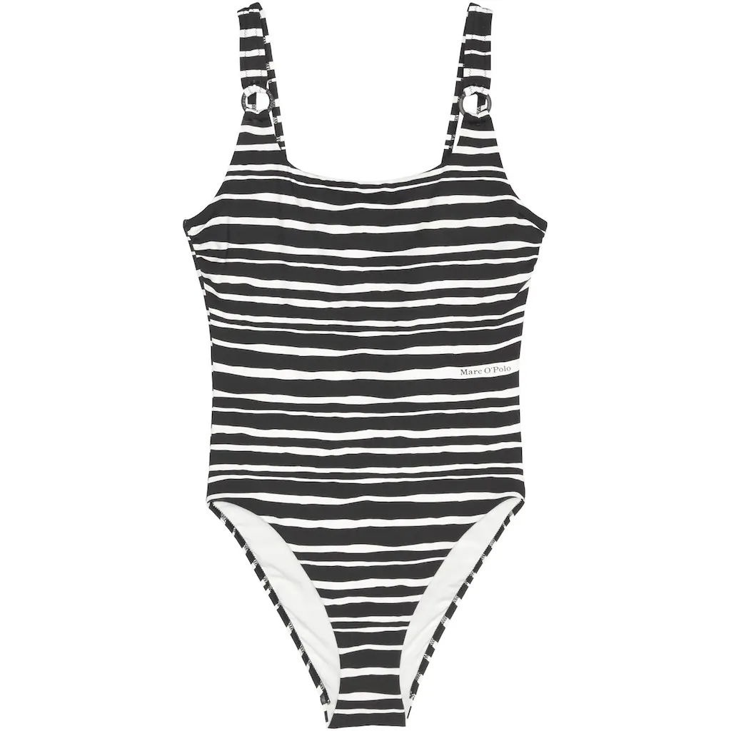 Marc O'Polo Badeanzug »Summer Blacks« Mit Figurbetontem Schnittdesign