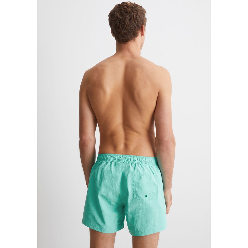 Marc O'Polo Badeshorts »Olmen (Essentials Beach Jersey)« Mit Seitlichem Schriftzug-Design